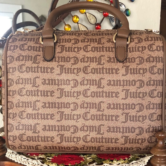 NWT Juicy Couture Chestnut Chino All Things Juicy Satchel - Picture 5 of 11